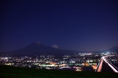 満月の夜景