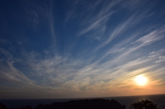 日本の夕日（あいあい岬）