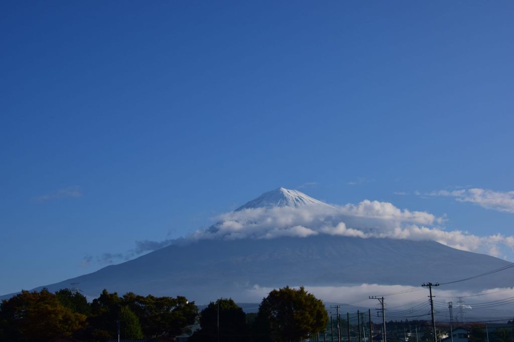 青空と富士山