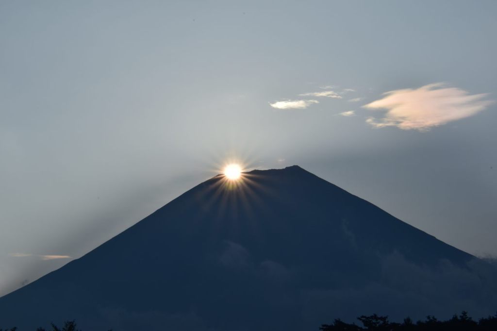 今朝の富士山