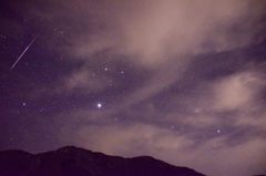 しぶんぎ座流星群と雨ケ岳