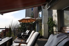 海の見えるカフェ