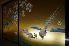 桜花雉子之図
