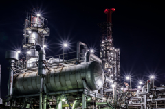 factory night view⑤