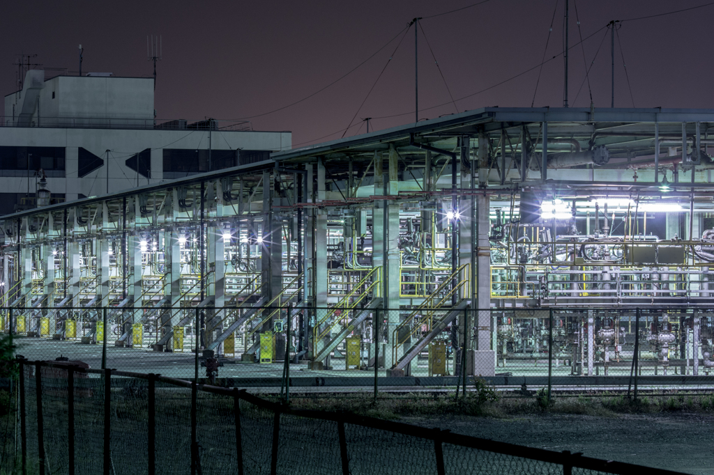 factory night view㉔