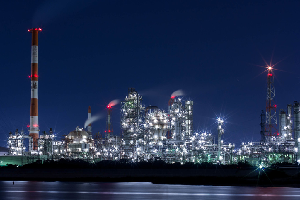 factory night view⑰