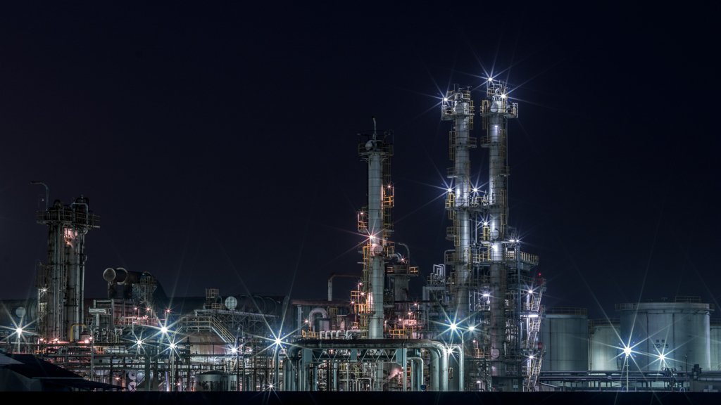 factory night view㉒
