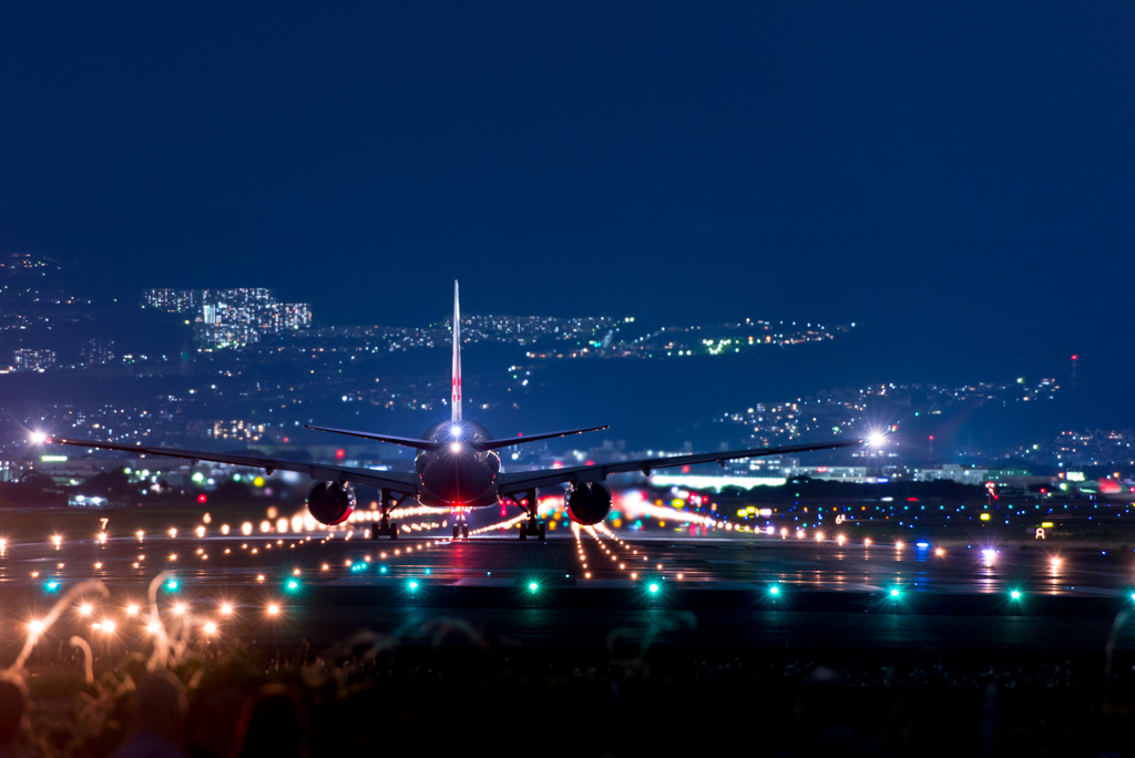 Night airport