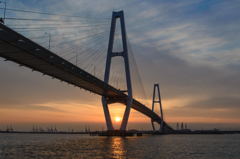トリトンの夕景