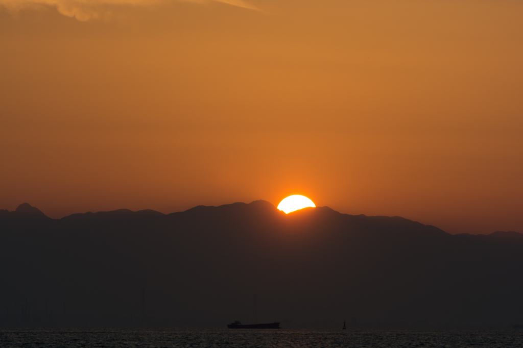 沈む夕陽
