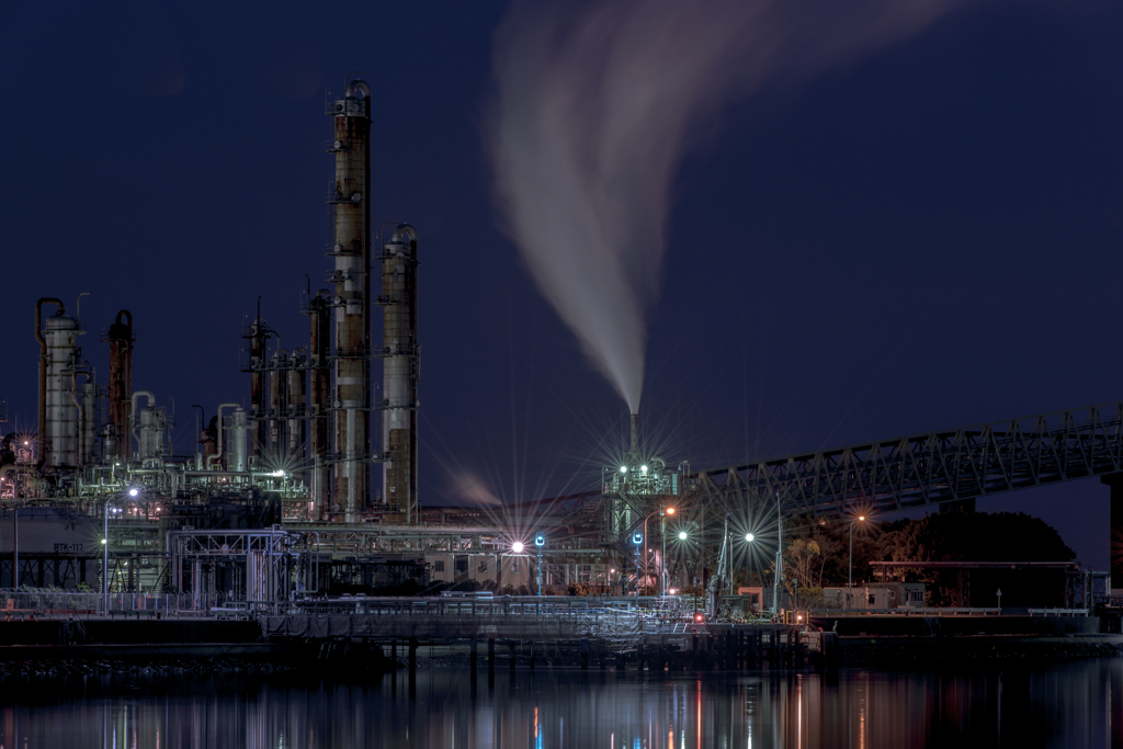 factory night view㉑