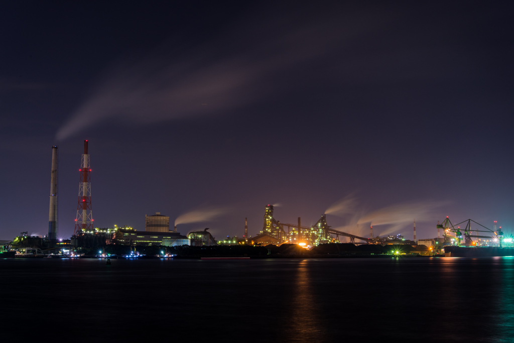 潮見埠頭からの夜景