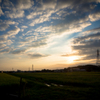 今日の夕陽