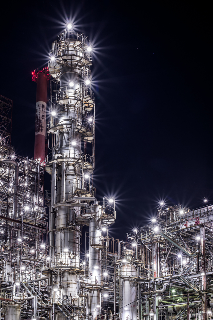 factory night view⑩