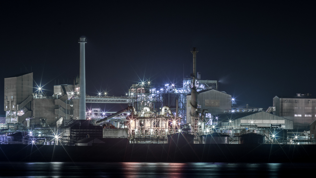 factory night view㉓