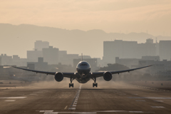 Morning airport