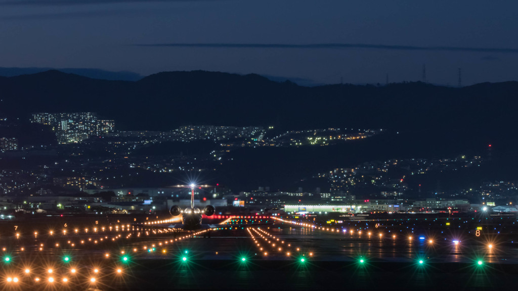 千里川からの夜景①