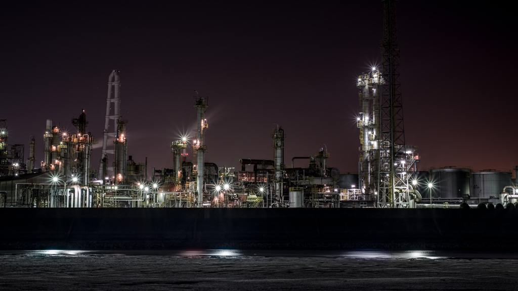 factory night view⑥