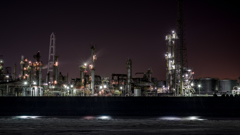 factory night view⑥