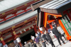 賑わう神社