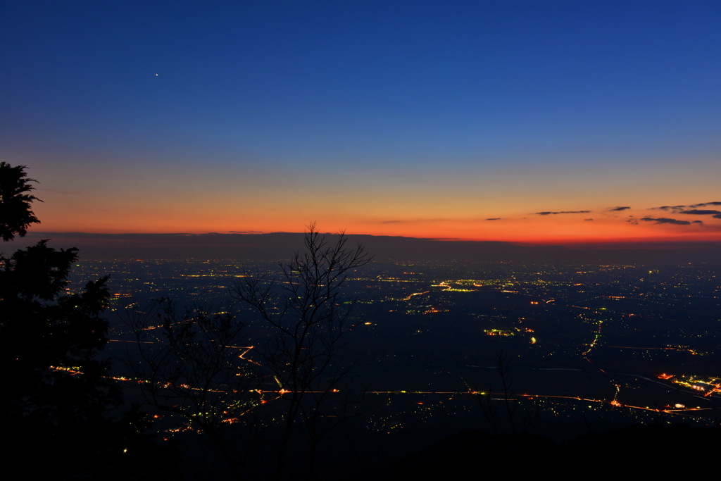 筑波山・夜景の始まり01