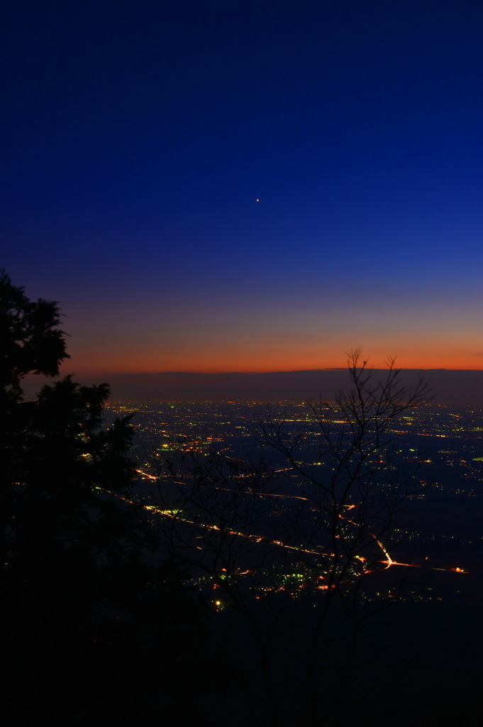 筑波山・夜景の始まり01