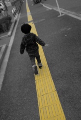黄色い線からはみ出たら・・・