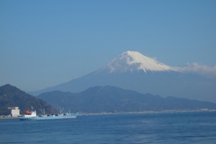 晴れの駿河湾