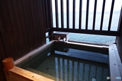 部屋の天然温泉露天風呂