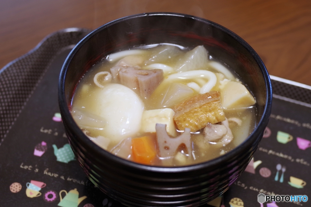 餅入りけんちんうどん