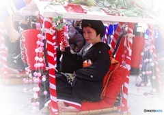 宝恵駕籠に乗って