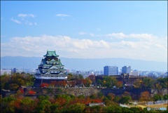 ポップな秋の大阪城