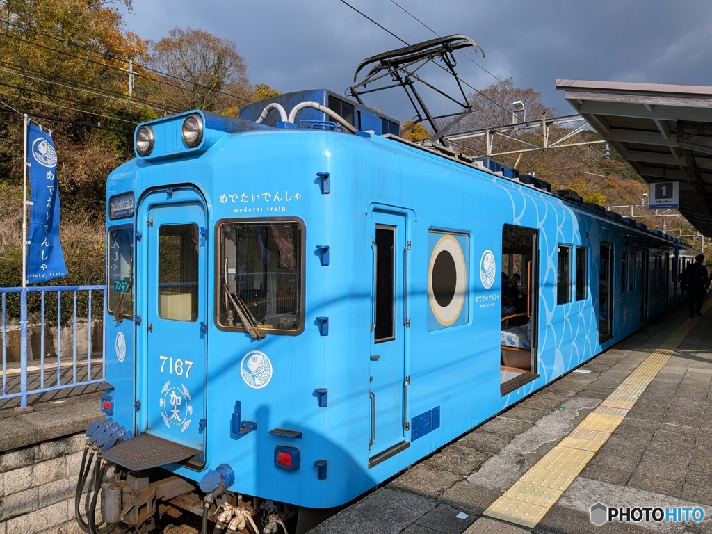 めでたい電車 行きはblueの「かい」