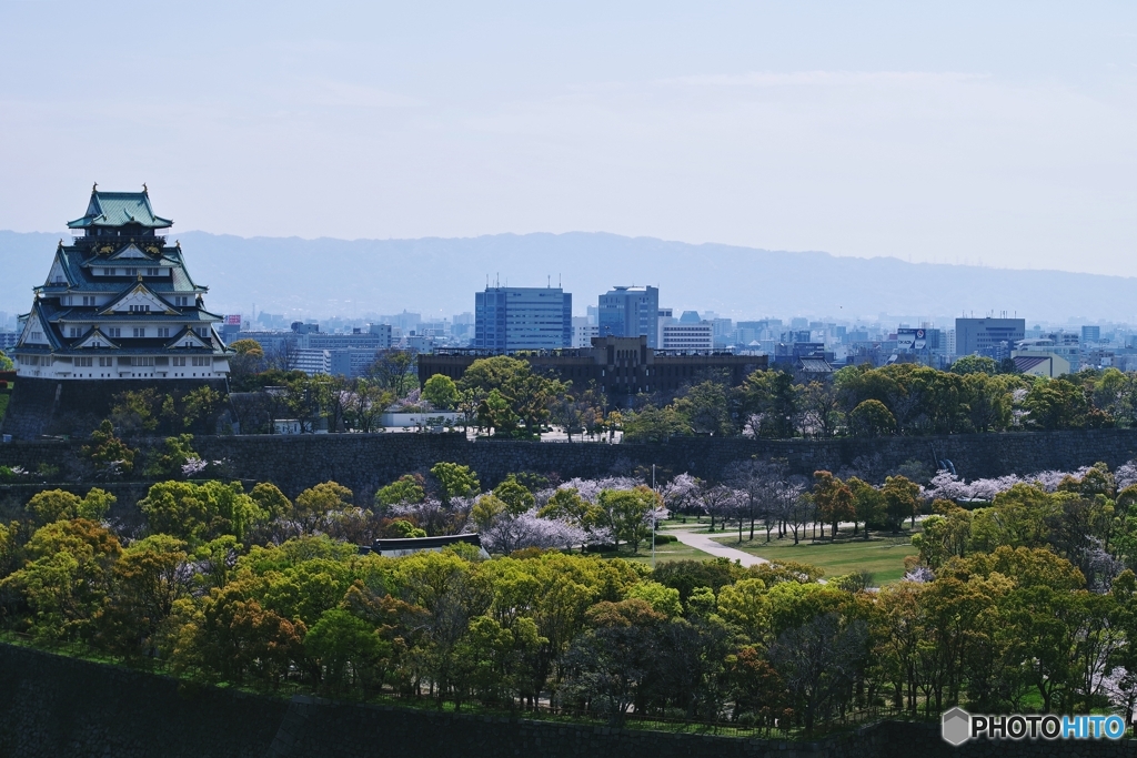 2020春 大阪城俯瞰