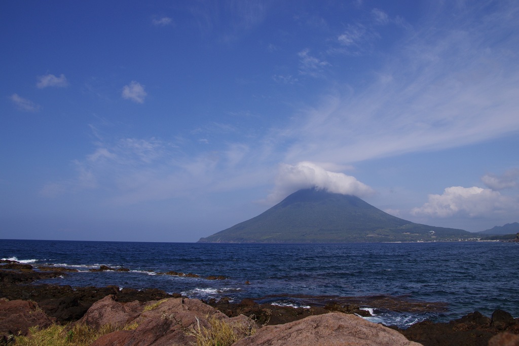 笠雲開聞岳