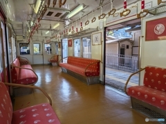 めでたい電車さちの車内