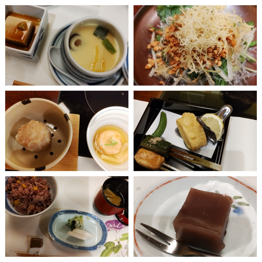 お豆腐料理のコース　梅の花