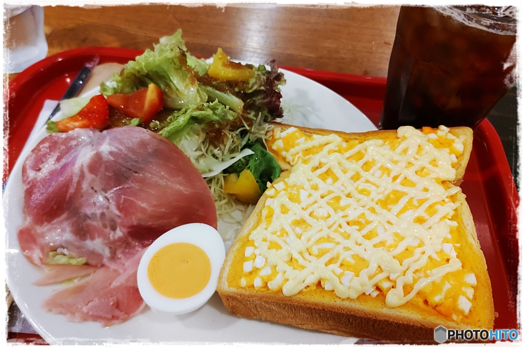 ル・クロワッサンのモーニングセット