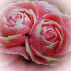 薔薇になった西瓜