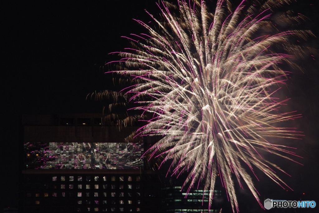 天神祭奉納花火②