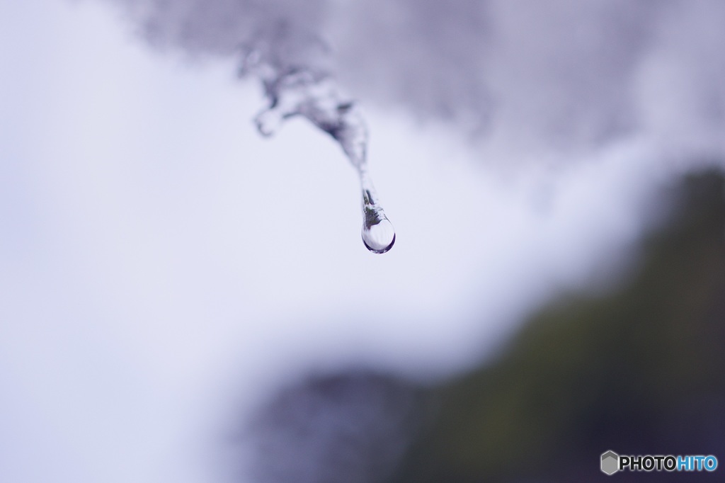 つららからしたたる雫