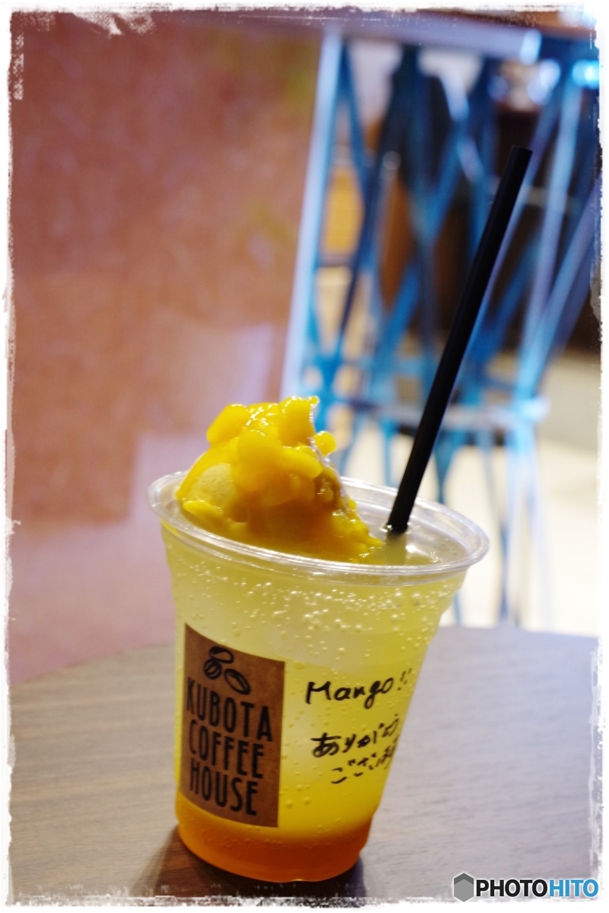 カフェでクールダウン♪