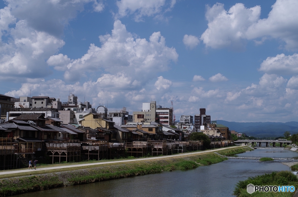 四条大橋からの夏景色