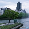 街の情景 剣先噴水