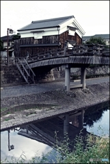 八幡市の風景 安居橋