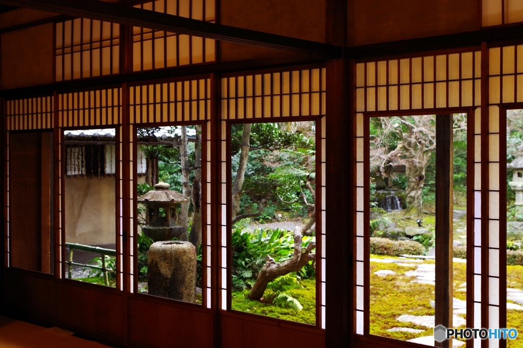 趣① 庭園の眺め