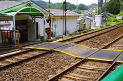 三本松駅の踏切