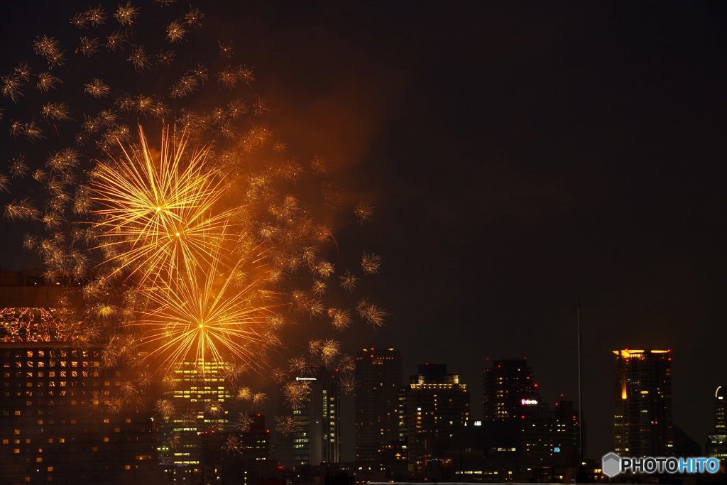 天神祭花火①