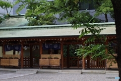 ご神紋が鷺丸の坐摩神社