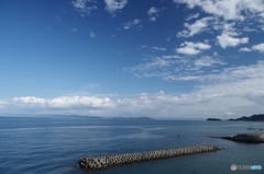 久しぶりの青い海